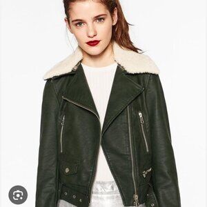 Zara Faux leather jacket